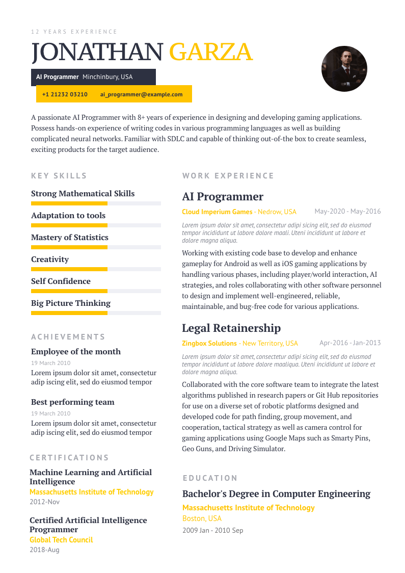 Create Stunning Resume For FREE CraftmyCV